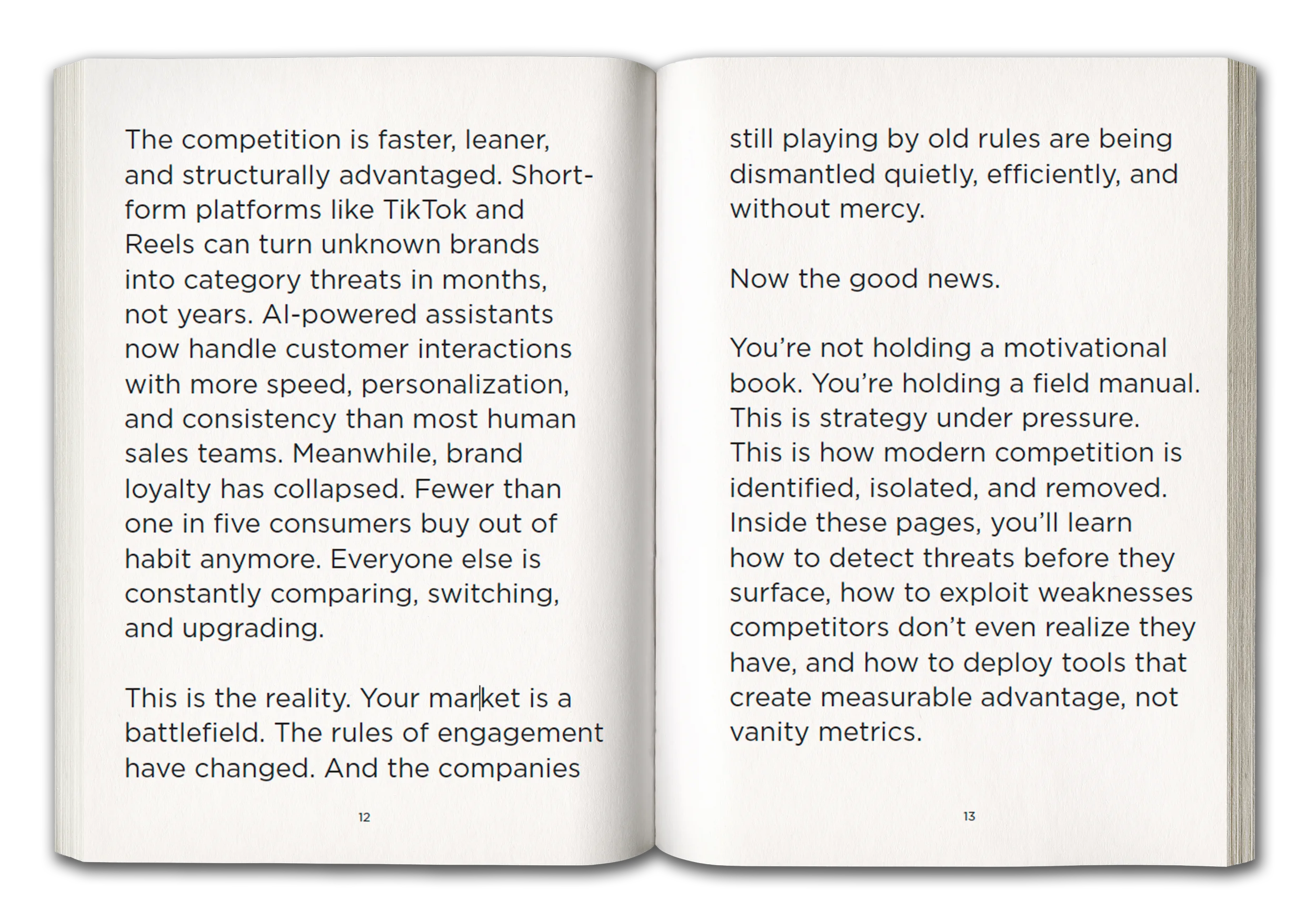 Interior pages from Shock & Awe by Steve Brazell